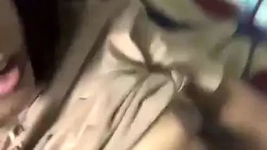 Moaning GF video call to boyfriend to show fingering