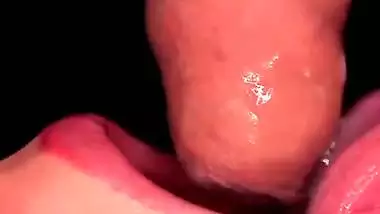 Mindblowing Indian blowjob and cum swallowing