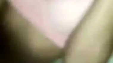 Desi xxx video of a guy fucking his hot GF in bed