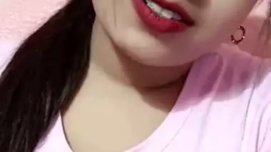 Big boobs cute girlfriend nude on video call MMS