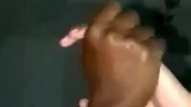 A village lady’s Tamil blowjob makes her man cum