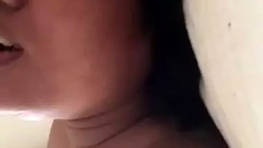Horny facial expression revealed during hard fuck
